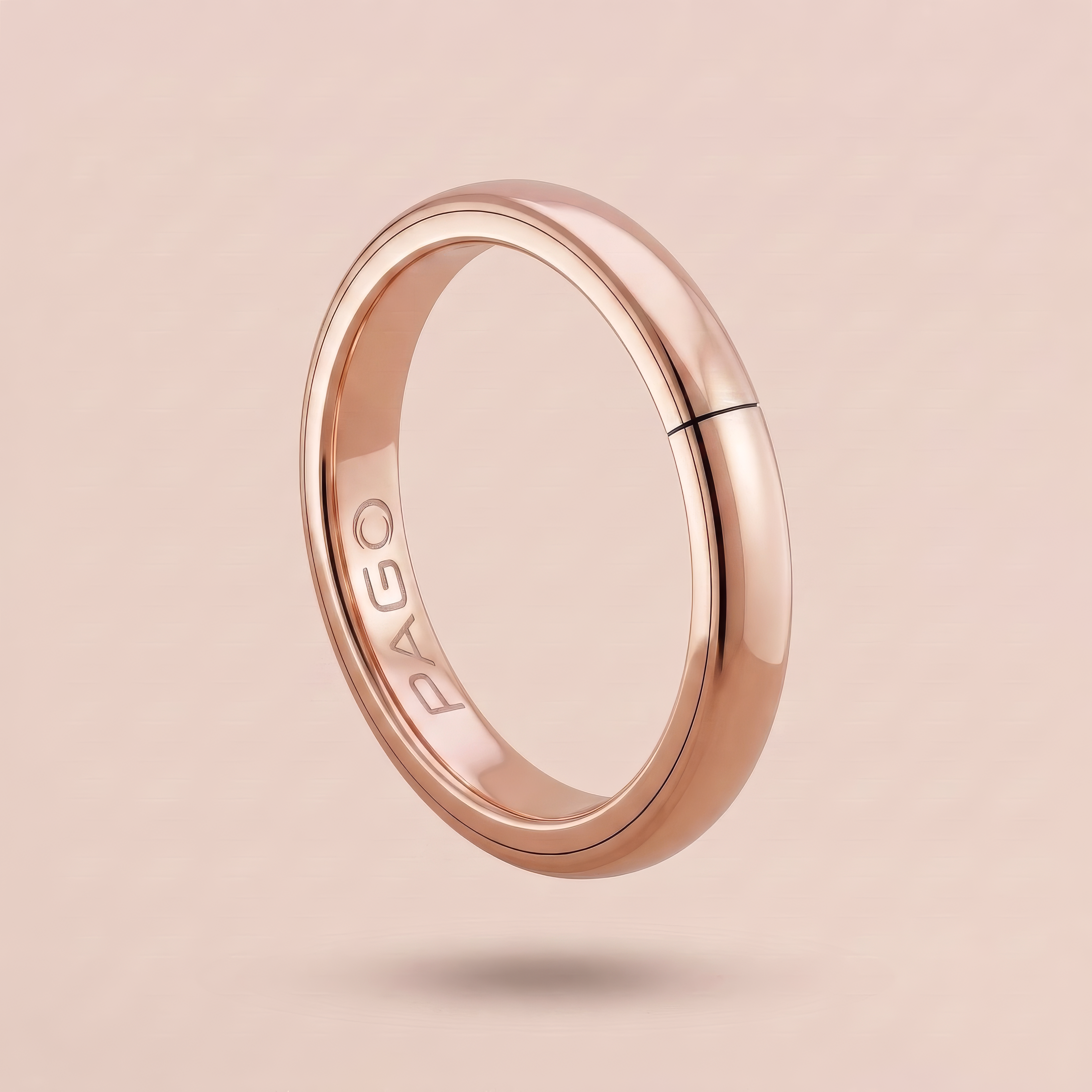 Ultra Slim Rosé Gold Shiny PAGO