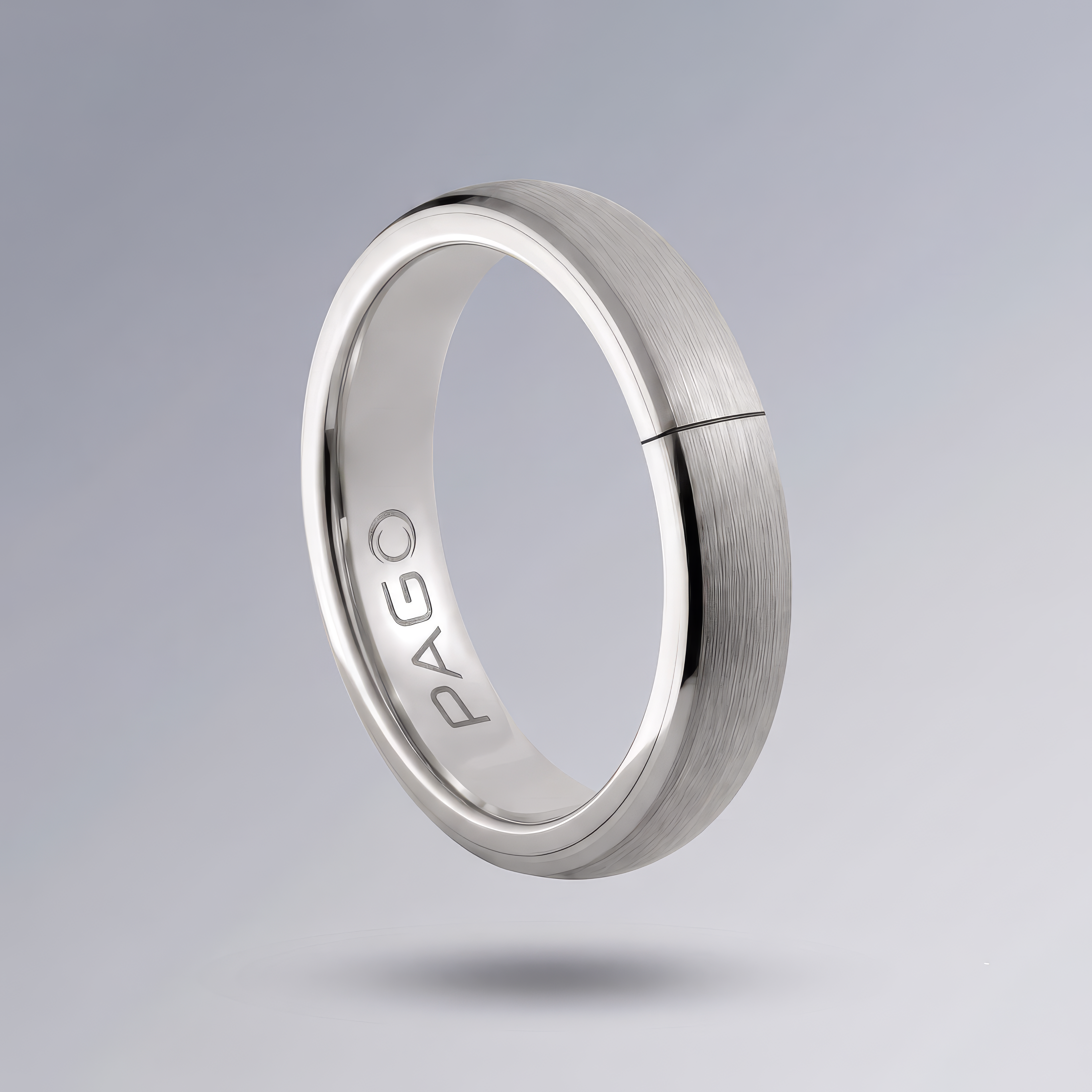 Slim Silver Rough PAGO