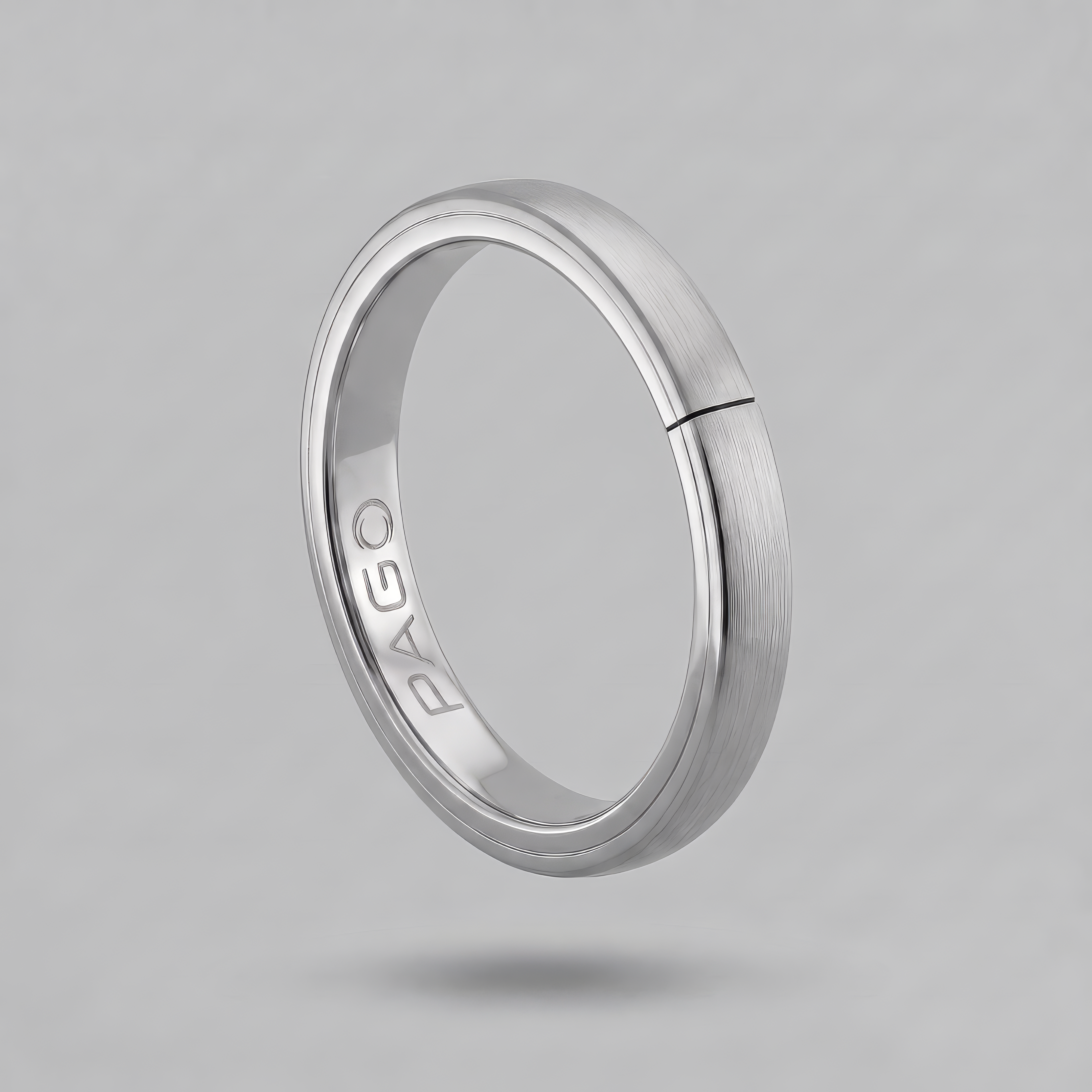 Ultra Slim Silver Rough PAGO